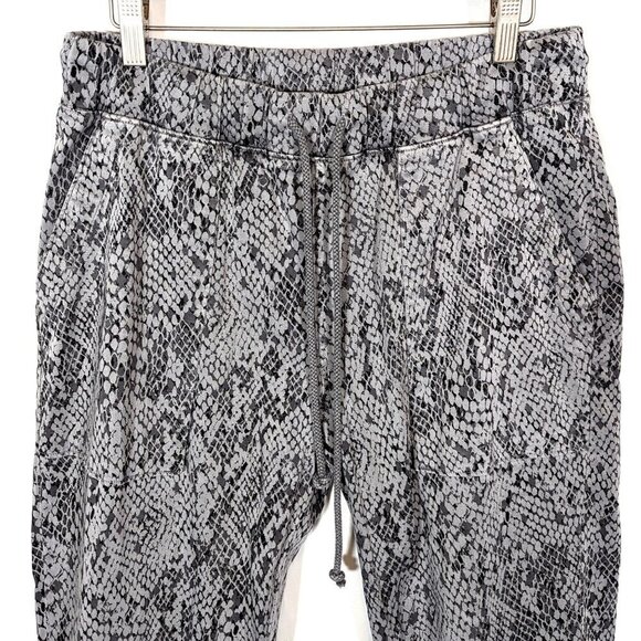 Bella Dahl Pocket Jogger Lyocell Stretch Athleisure Pants SNAKESKIN Print Size M - Picture 2 of 8